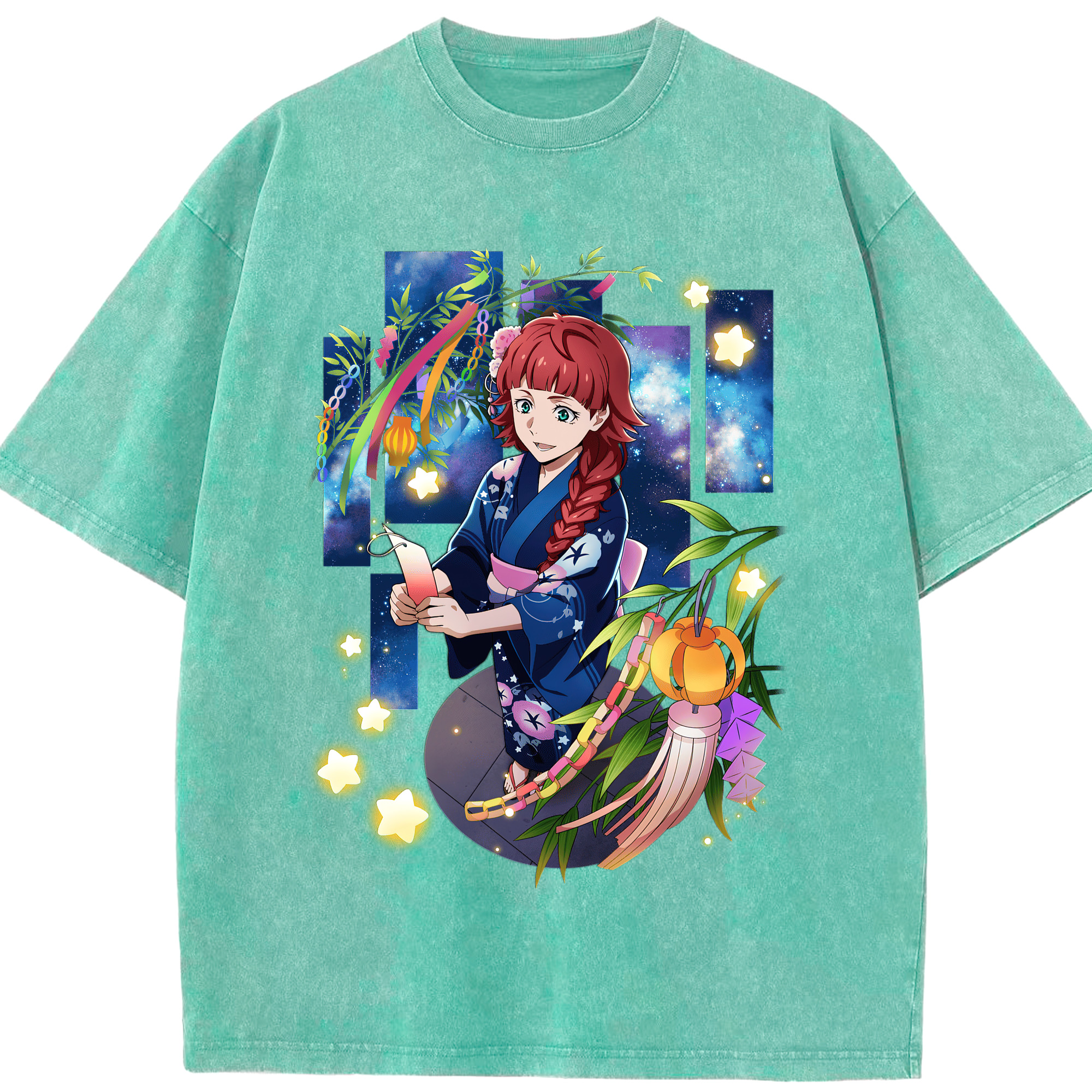 文豪ストレイドッグス Bungo Stray Dogs 綿100% ヴィンテージ風 半袖Tシャツ（フロントプリント）